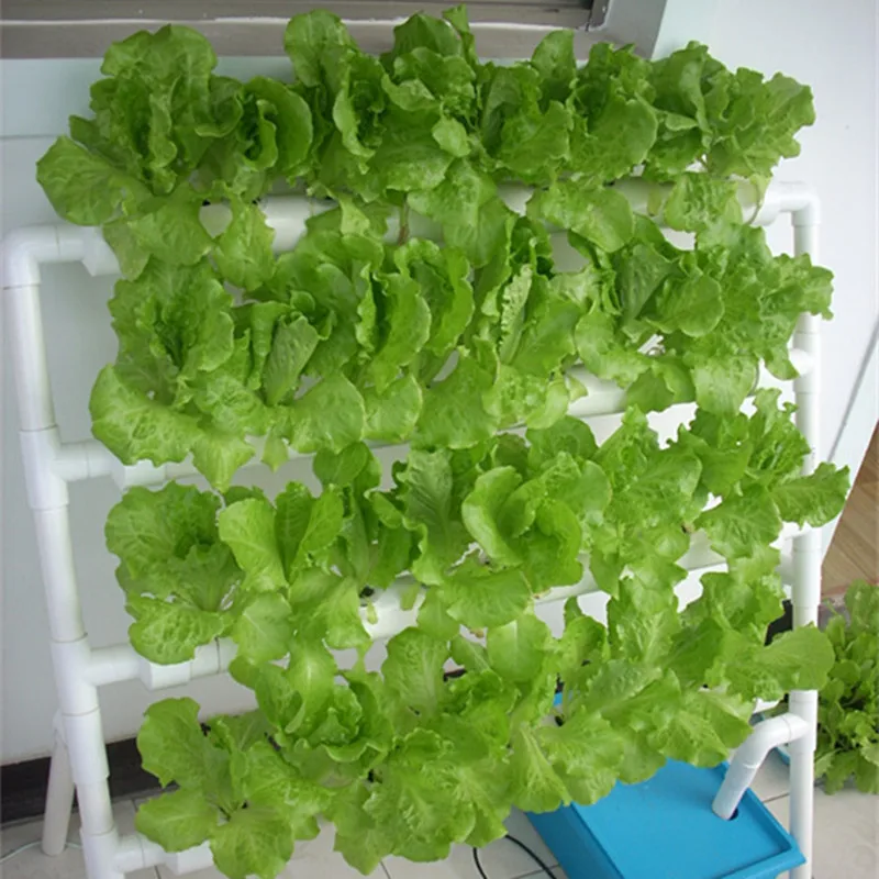 

Home Balcony Hydroponic Vegetable Growing System Modern 36 Holes Tower MultiLayer Pipe Planting Rack Herbs Greens and Flowers
