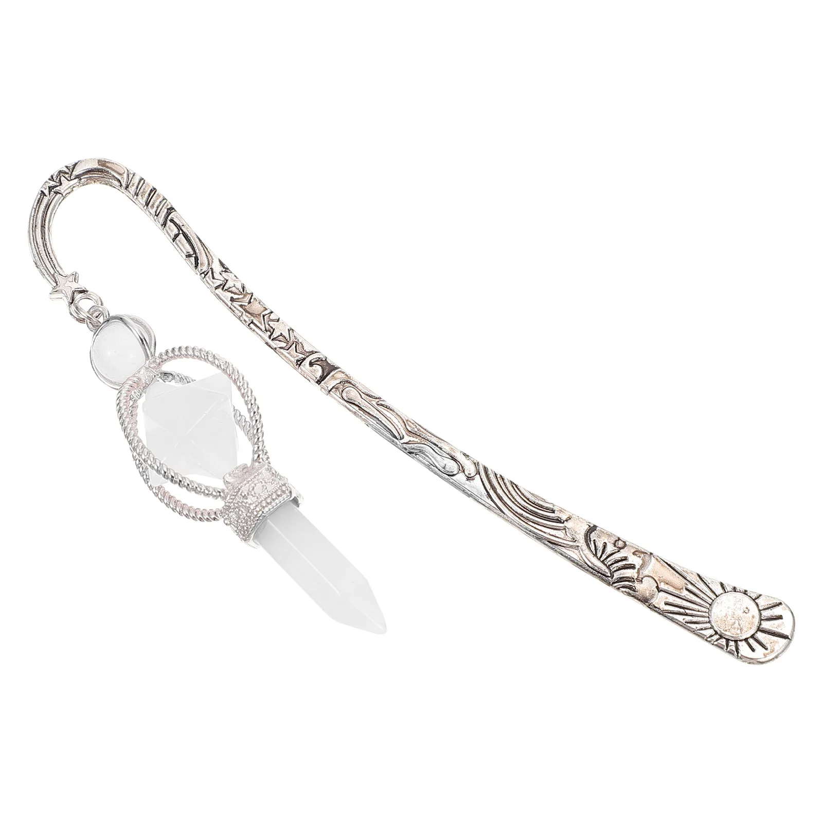 

1Pcs Crystal Craft Bookmark Unique Metal Bookmark Pendant for Book Lovers Reading Tag Decorative Reading Marker Fine Workmanship