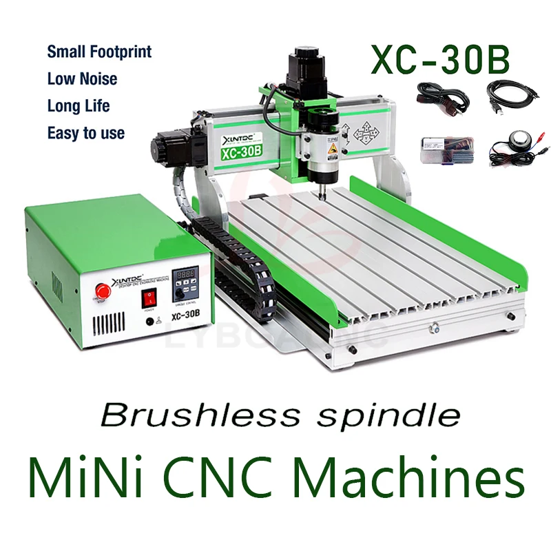 MINI CNC Router Engraver Drilling and Milling Machine USB LYBGACNC XC-30B