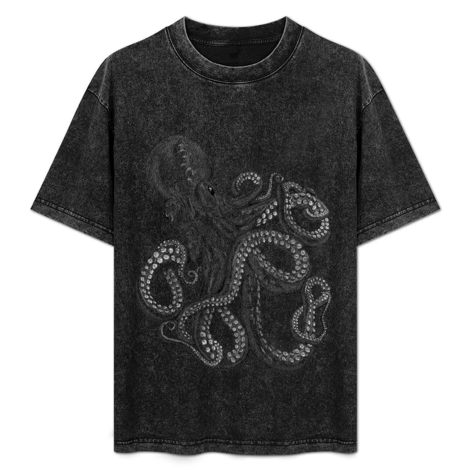 

Realistic Octopus - Two Tone T-Shirt Big and Tall Short Sleeve Tee
