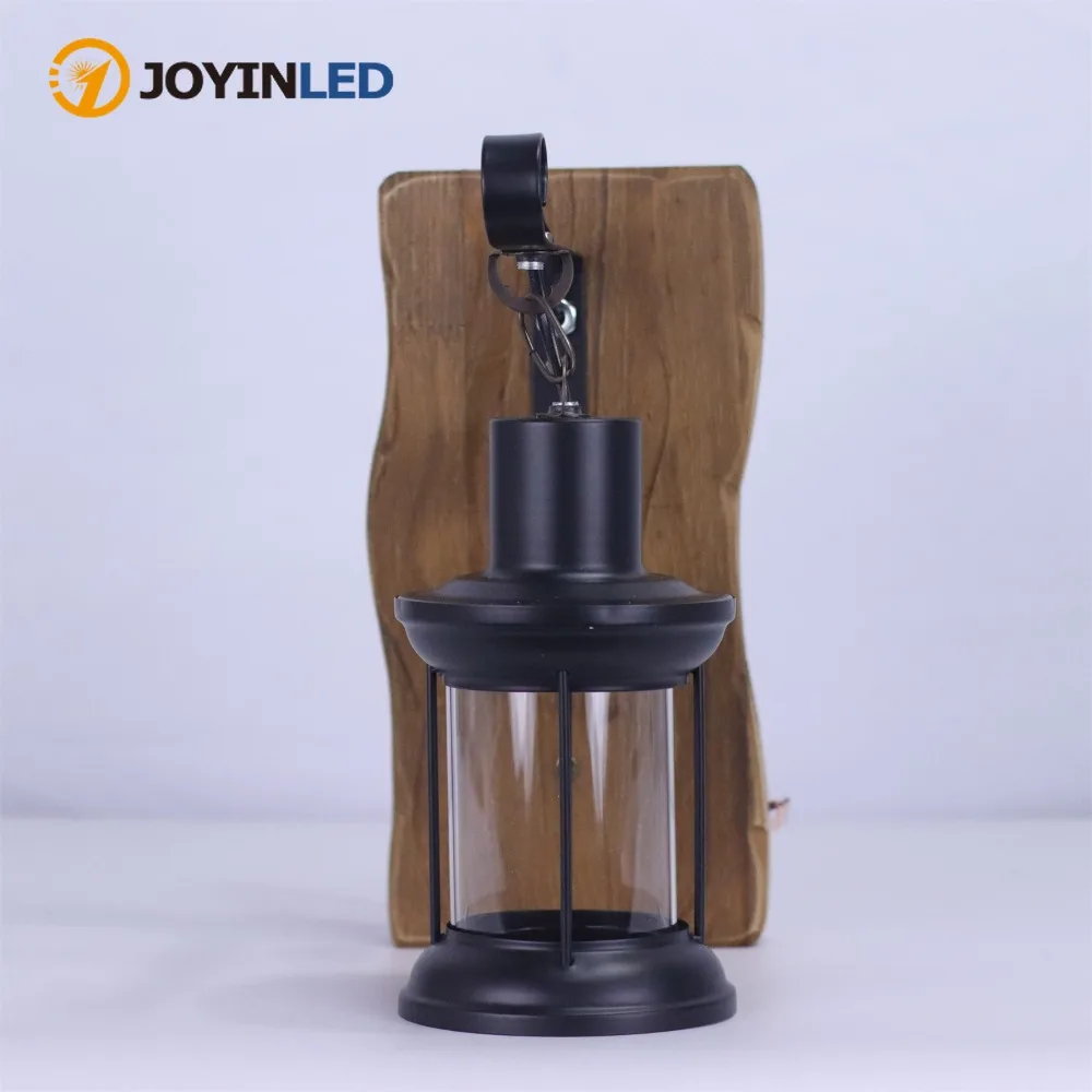 

Настенный светильник JOYINLED в винтажном стиле лофт из массива дерева, креативный, ностальгический, для кафе, ресторана, спальни