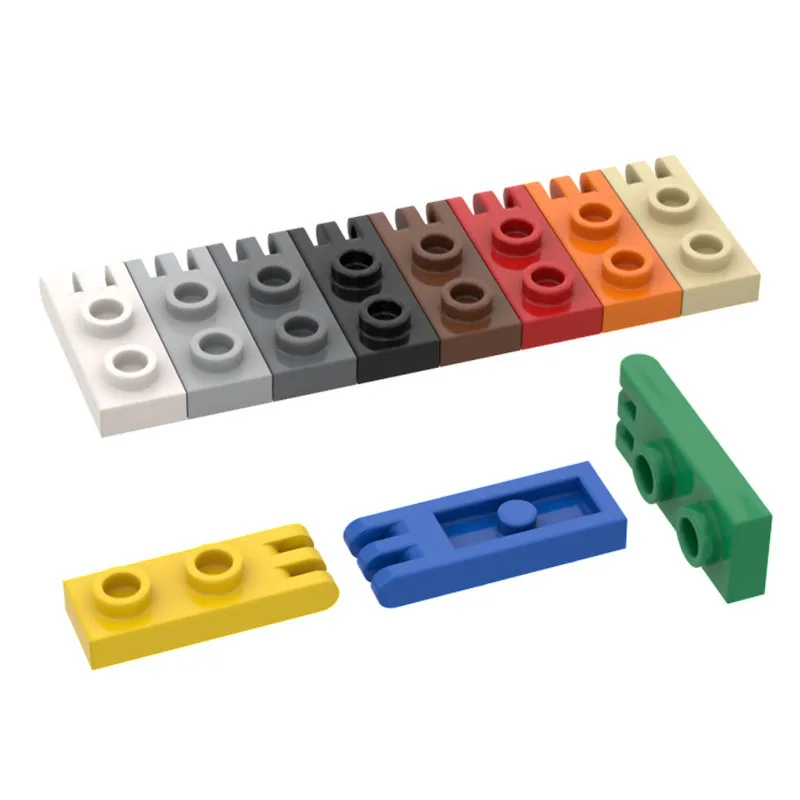 10Pcs MOC Parts 4275 Hinge Plate 1 x 2 Creative Building Blocks Parts Compatible Bricks Replaceable Accessories Kids Toys