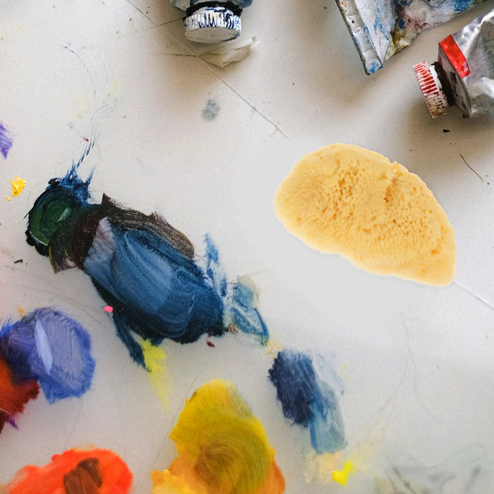 

Многоразовая губка для акварели произвольной формы, легко моющаяся, для детского творчества, рисования, DIY, граффити, для семейного досуга