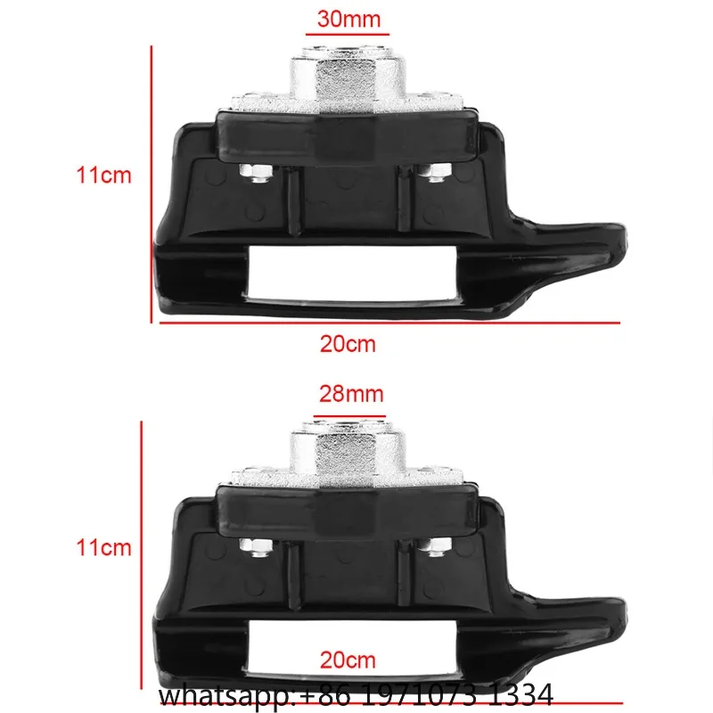 Demount Duck Head Tire Changer Mount Head Black Tire Changer Machine Plastic and Iron Mount Demount Duck Head Kit Dia 28mm 30mm