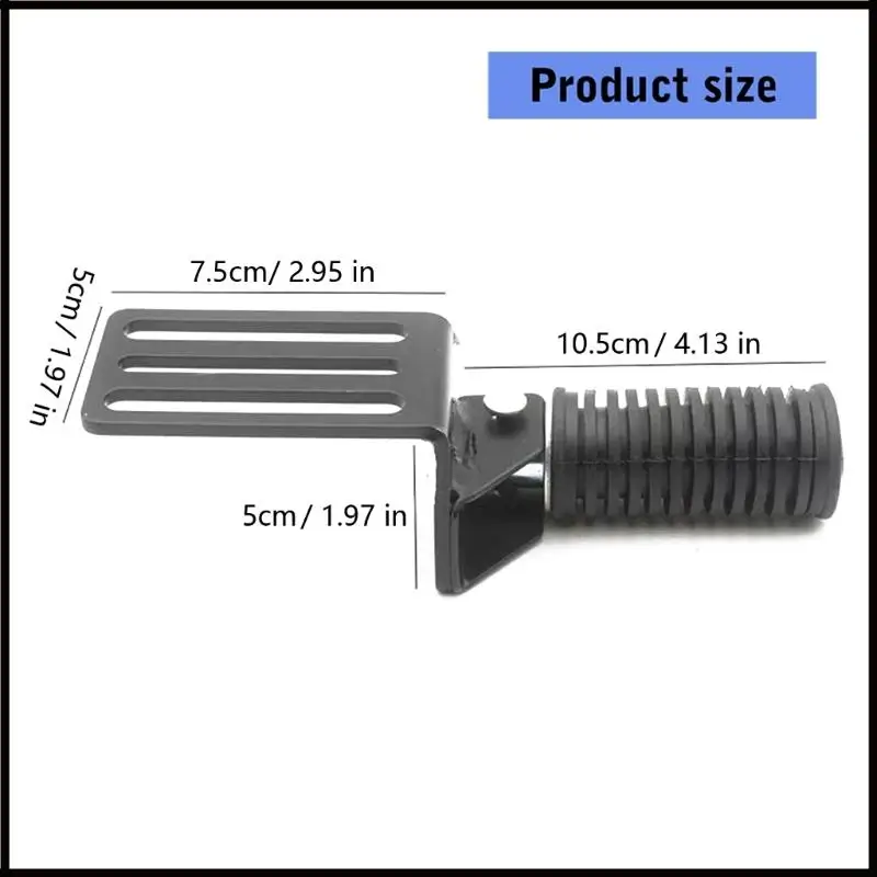 Picture 7: Ergonomic Cylindrical Footpeg Foldable Design Non Slip Texture Quick Installation For Motorcycles