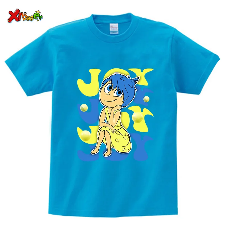 Inside Out 2  Birthday Girl T Shirt Birthday Shirts Party Outfits for Kids Custom Name Shirts Baby Girl Clothing Cute T-shirts