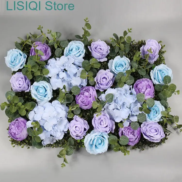 

New 40X60CM Simulation Flower Wall Background Wall Rose Wedding Shop Window Outdoor Holiday Decoration Imitation Plants Handmade