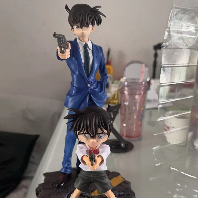 Auf Lager Conan Edogawa Action Figur Conan Figuras Anime Figur Peripherie Manga Gk Statue Modell Ornament Geburtstag Geschenke