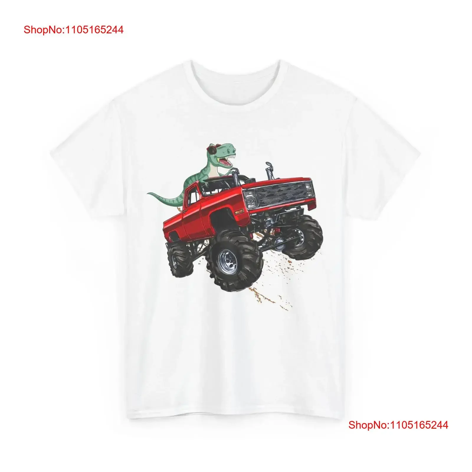 

Рубашка T Rex Monster Truck Любители грузовиков Мужчины Мальчики Симпатичный винтажный стираный топ для повседневной носки Стильная повседневная мягкая дизайнерская одежда