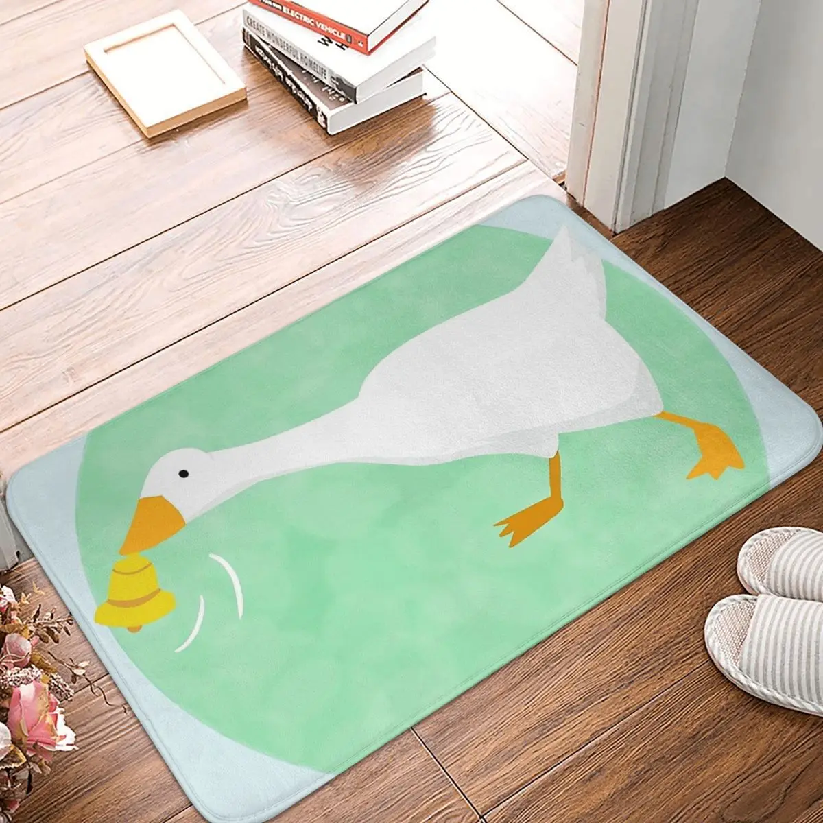 Honk Goose Cute Bedroom Mat Thief Doormat Living Room Carpet Balcony Rug Home Decor