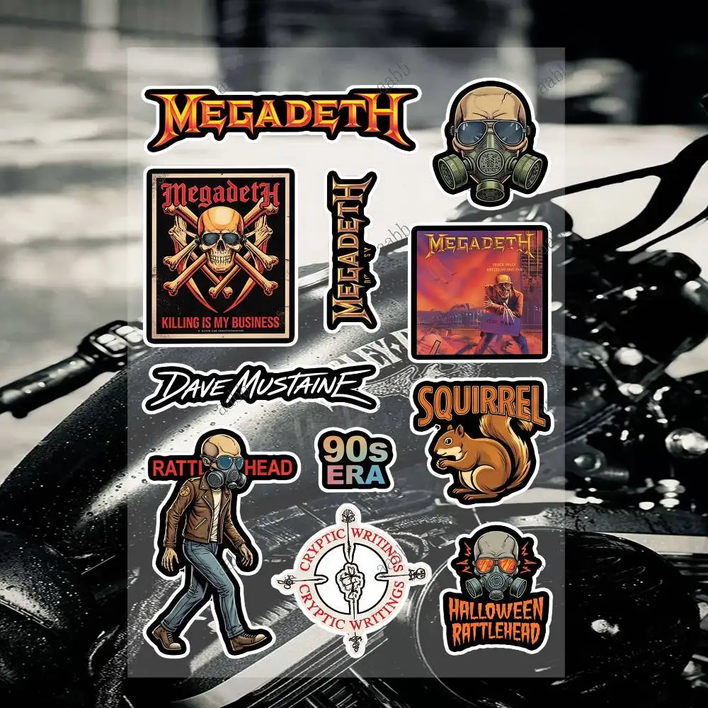 M-MeG-gadD-eth Motorcycle Decal Sticker Kit Reflective Graphics For Helmet Tank Fairing Body Custom Bike