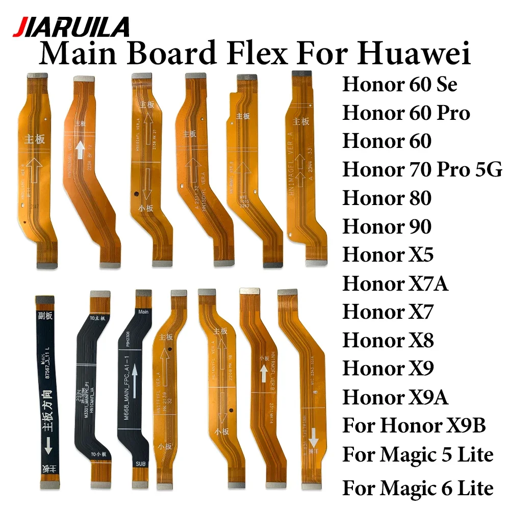 

10 шт. гибких соединительных кабелей для материнской платы Huawei Honor 60 70 Pro 80 90 X7 X7A X8 X8A X8B X9 X9A X9B Magic 5 6 Lite