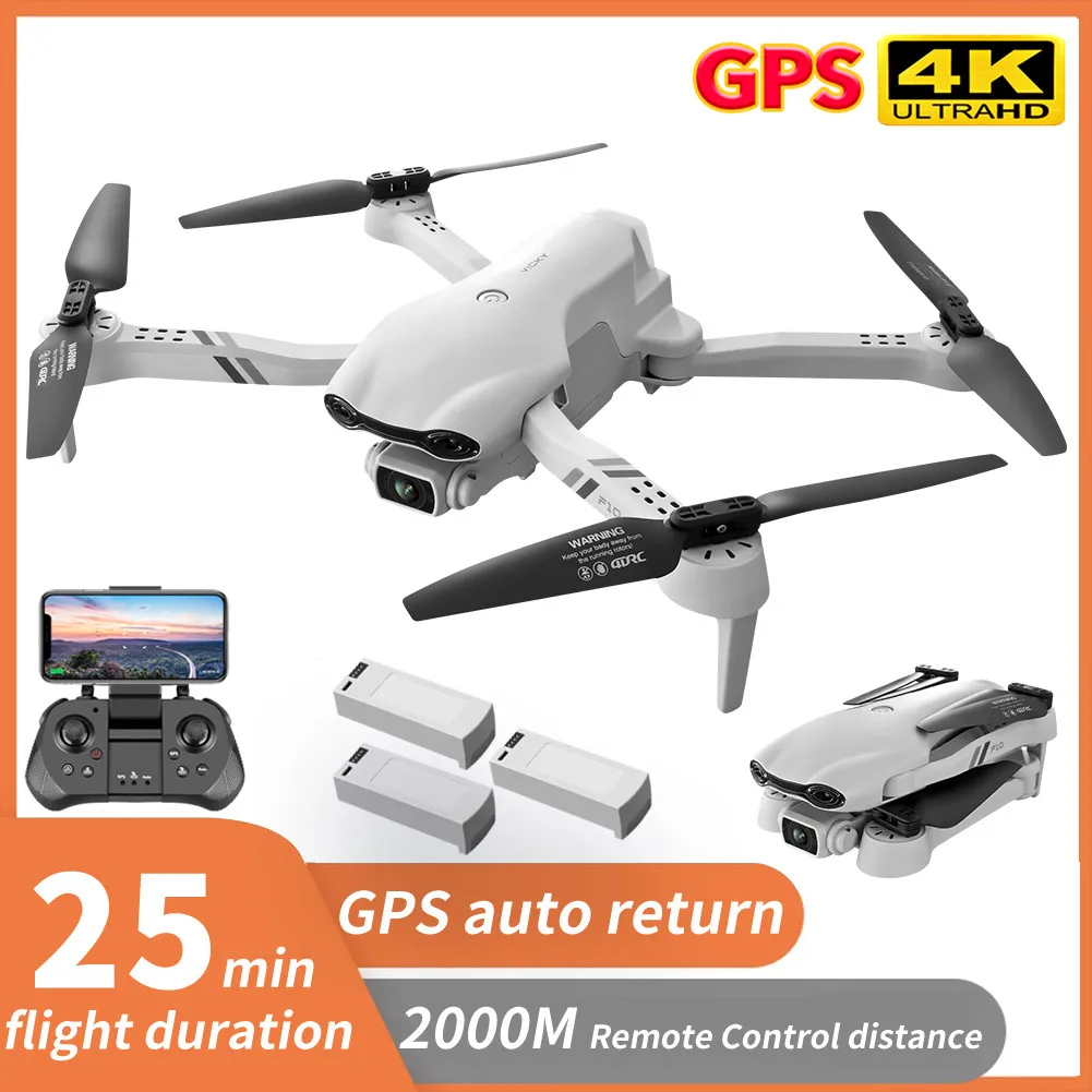 F3 Drone 4k Profesional GPS 5G WIFI 6k HD Camera Drone Rc Distance 2000m F10 Drones HD Dual Camera RC Quadcopter Gift Toy