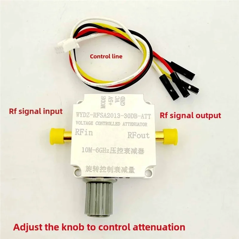 A17Z 10M-6Ghz Voltage Controlled Attenuator 30Db Dynamic Range, SMA Interface, High Linearity For Cellular, Wimax, LTE