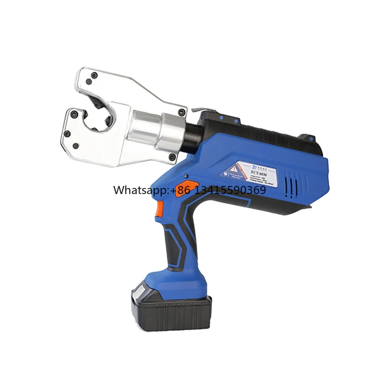 

ECT-6030 6T Intelligent Cordless Battery Electric Cable Crimper Hydraulic Crimping Tool