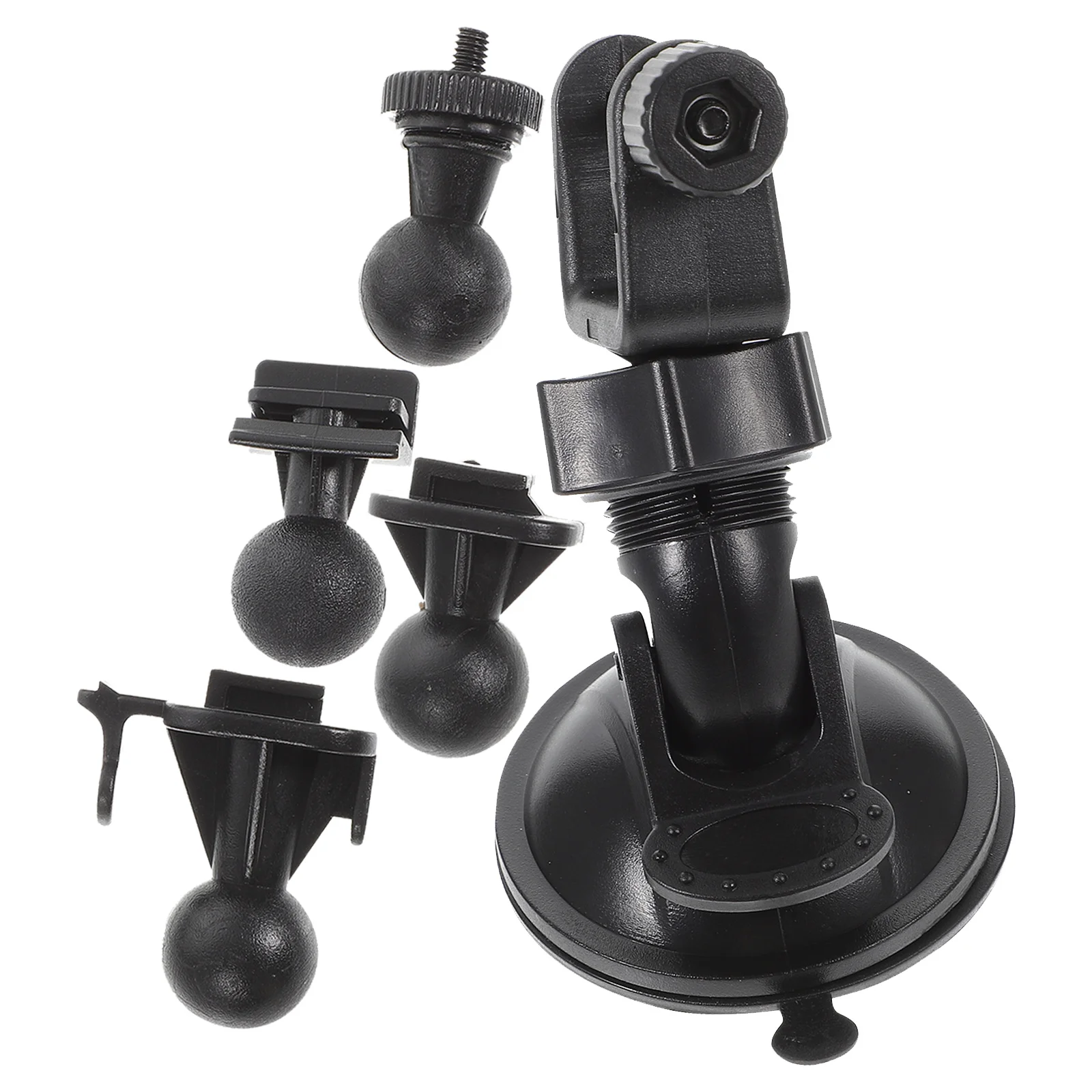

1Set Dash Cam Mount Suction Cup with 4 Replacement Heads Adjustable 270 Degree Rotation Car Dash Camera Holder Mini Suction Cup