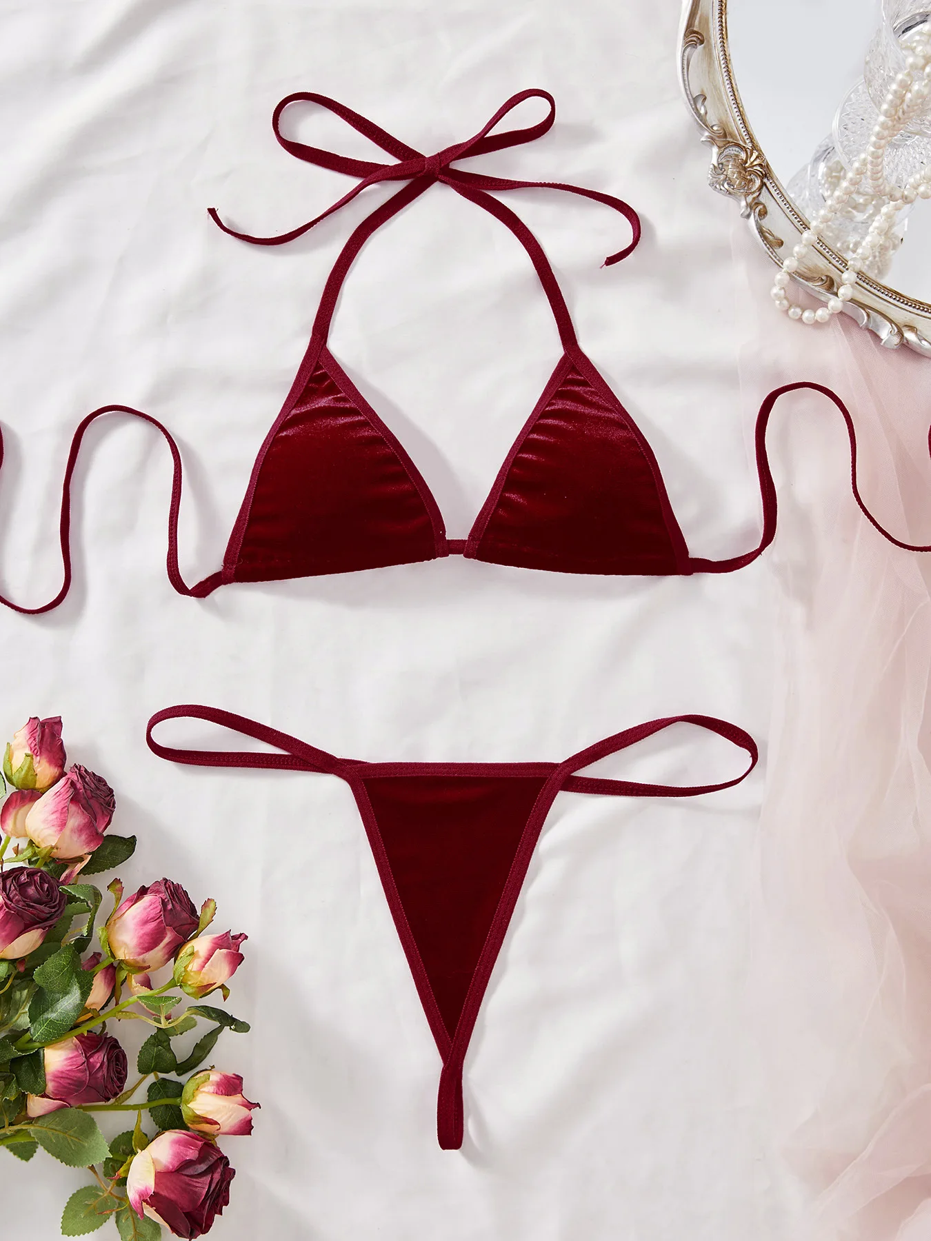 

Новое сексуальное женское белье на Хэллоуин, однотонный комплект с бюстгальтером на подтяжках, сексуальные пижамы для женщин