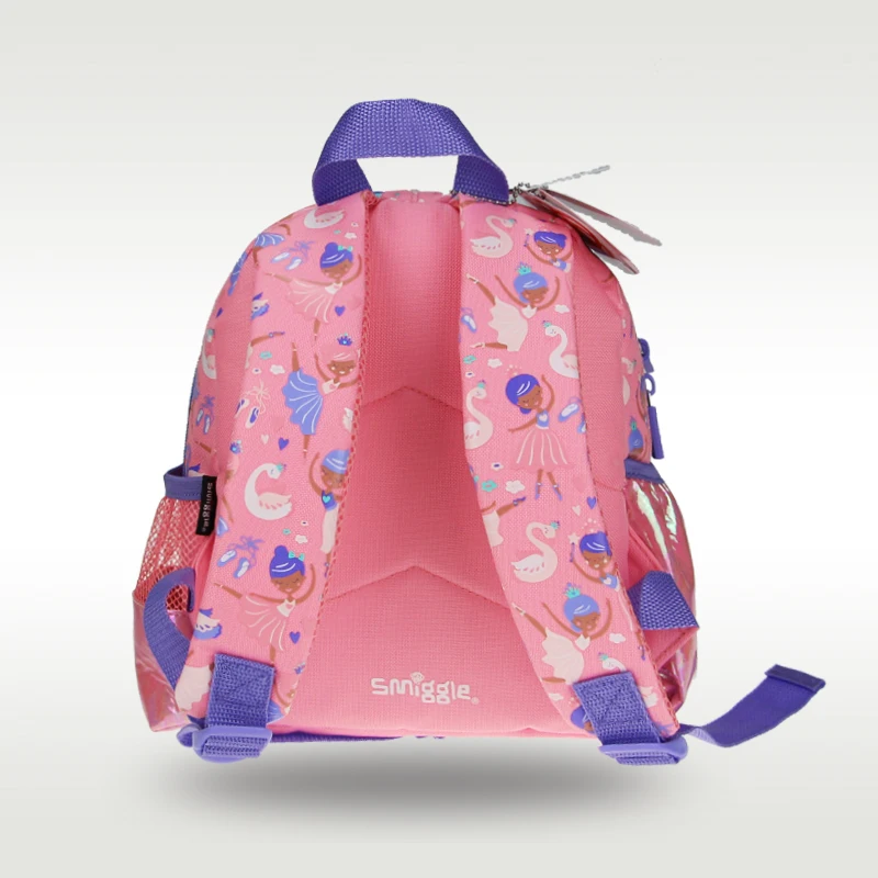 Australia original Smiggle hot-selling children\'s schoolbag girls pink swan cute little schoolbag kindergarten backpack