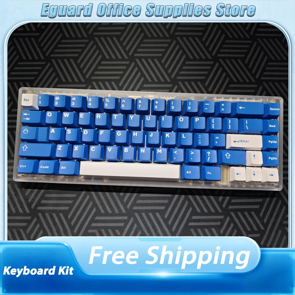 

Swagkeys EAVE65 Корпус для литья под давлением для ПК Комплект механической клавиатуры Barebone Underglow PCB 65% Поддержка раскладки QMK VIA