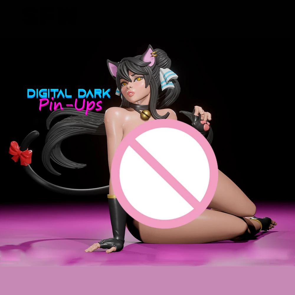 

NSFW Furry Kitty Girl 1/24 Scale Resin Figure Model Kit Sexy Diorama Unassembled Unpainted Doll 3D Printing DIY Statue Craft Toy