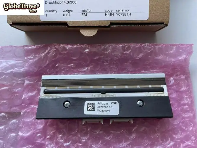 

Оригинальная термопечатающая головка GlobeTrove для Cab Squix 4,3 A4,3 + 300 точек на дюйм 5977383, печатающая головка со штрих-кодом