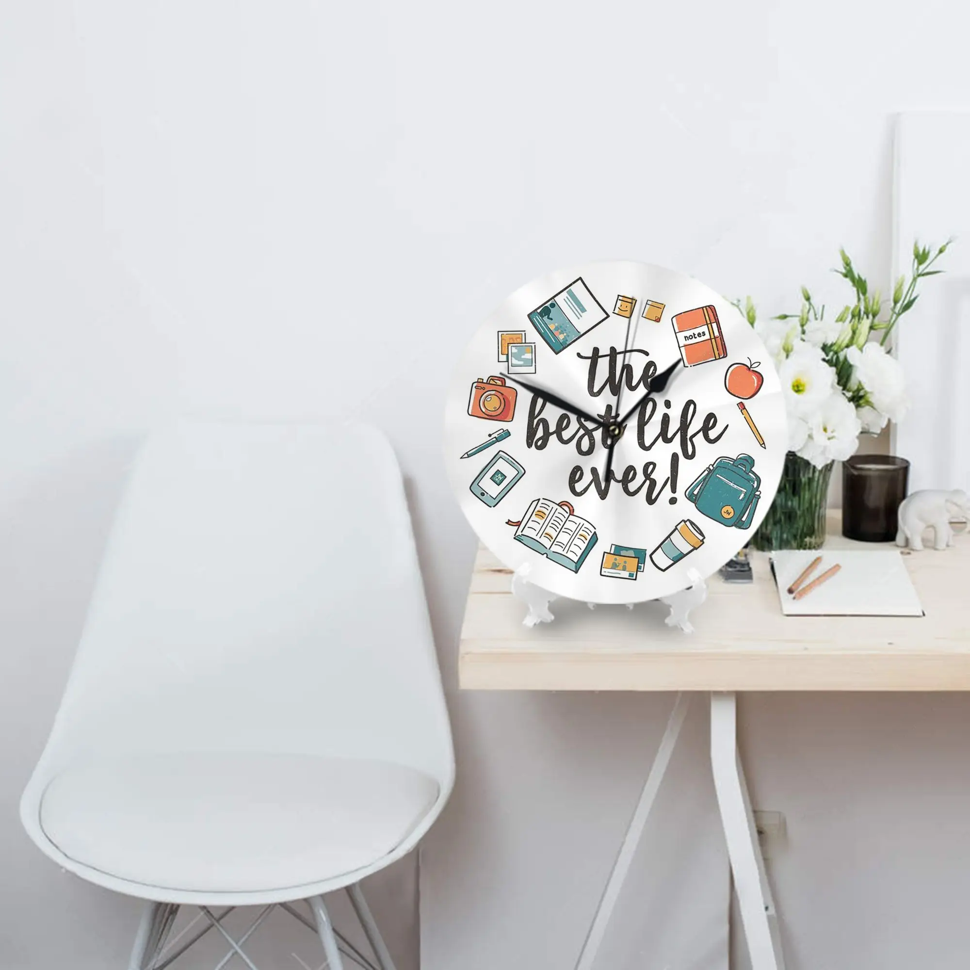 

Лучшая жизнь всех времен! (Дизайн нет. 3) Настенные часы, украшение комнаты, бесшумные круглые часы для спальни, гостиной, кухни, дома