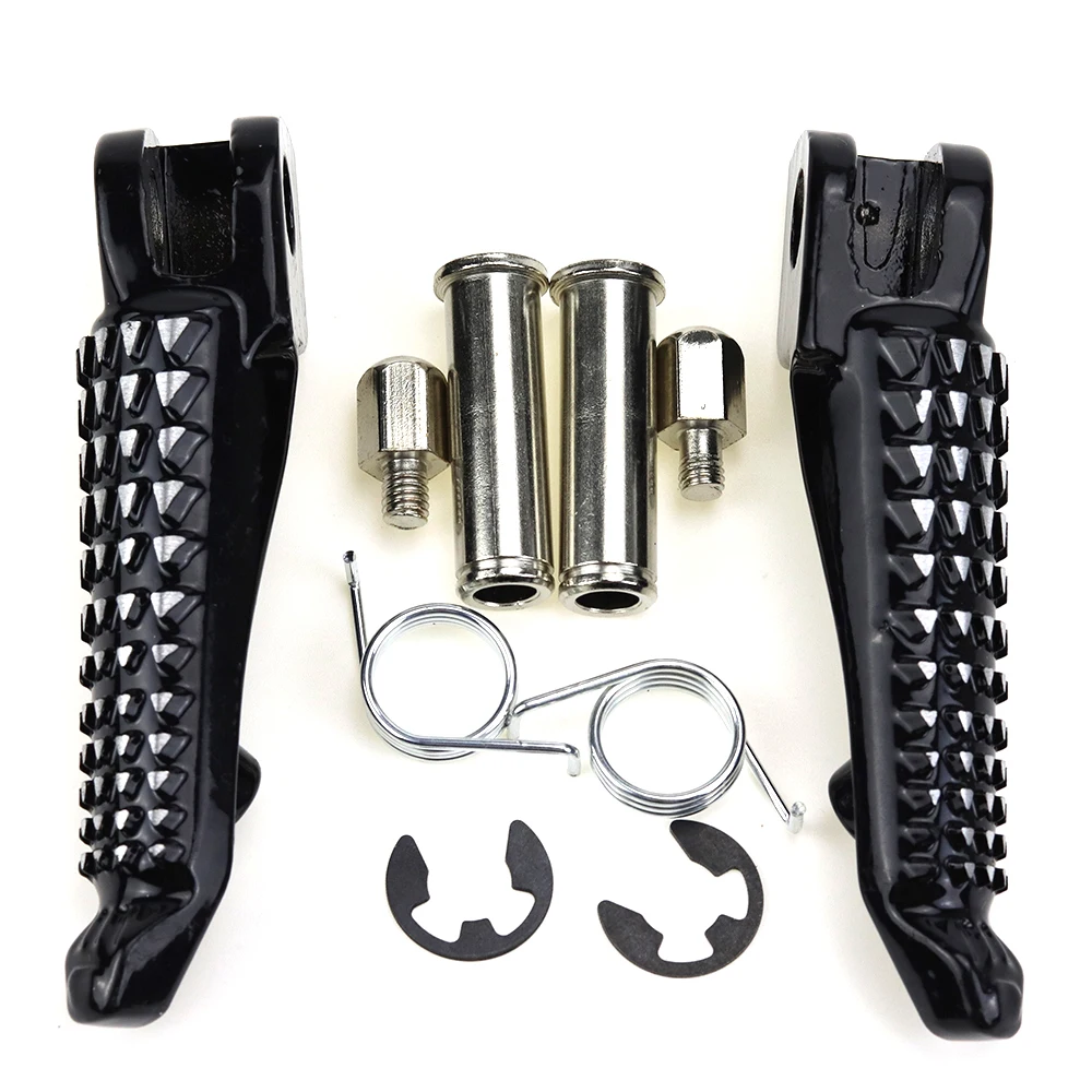 Motorcycle Front Footrests Foot Rests Pegs For Kawasaki NINJA 250R EX250 650R EX650 ER6F ER-6N ZX6R ZX9R ZX10R ZX12R Z750 Z1000