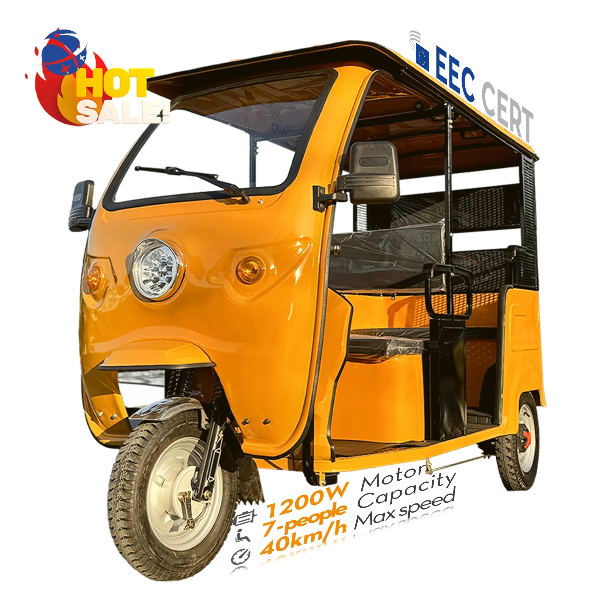 Yun Yi LB-ZK3WV Big Powerful New Electric Tricycle For Passenger Made In China