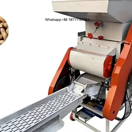 Mini  Peanut Shell Cracking Machine Economical Practical Peanut Shell Separator Groundnut Seed Dehuller With Low Noise
