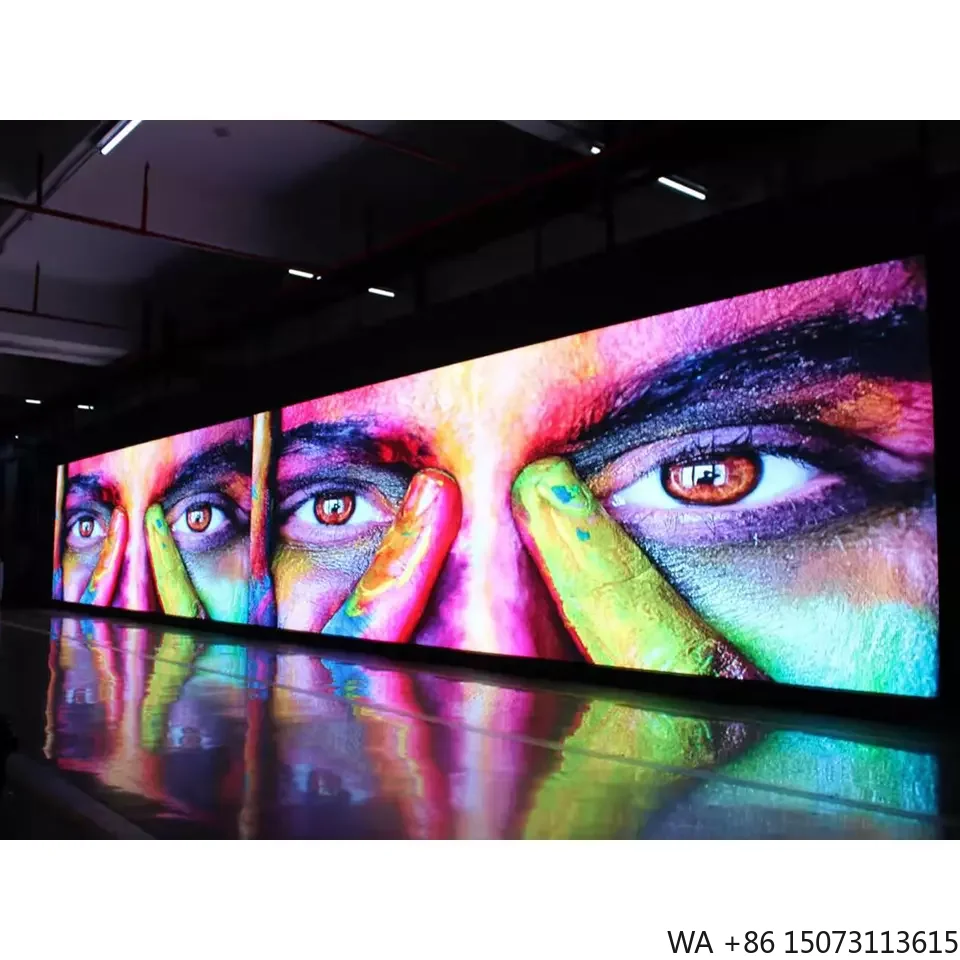 جدار فيديو LED للإيجار بدون خياطة - 500 × 500 مم P2.6/P2.9/P3.91/P4.81 خلفية للمسرح الداخلي/الخارجي