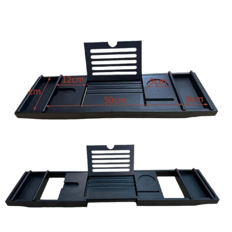 

Bamboo Bath Rack Multifunctional Mobile Phone Tablet Holder Bathroom Bucket Bath Storage Rack