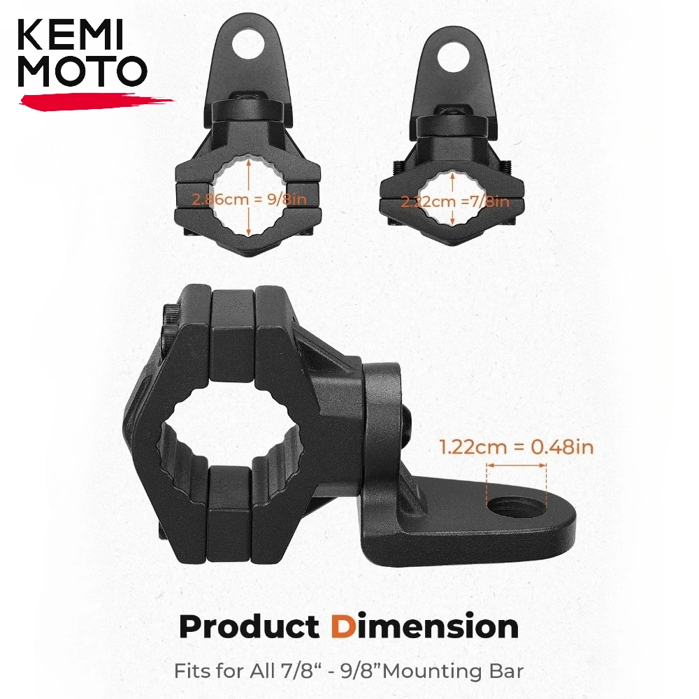 

Крепление для квадроцикла, сверхмощные светильники для крепления флага, пригодные для стойки на руль 0,875-1,125 дюйма для квадроцикла, электронного велосипеда 360° ° Вращающееся отверстие для флага