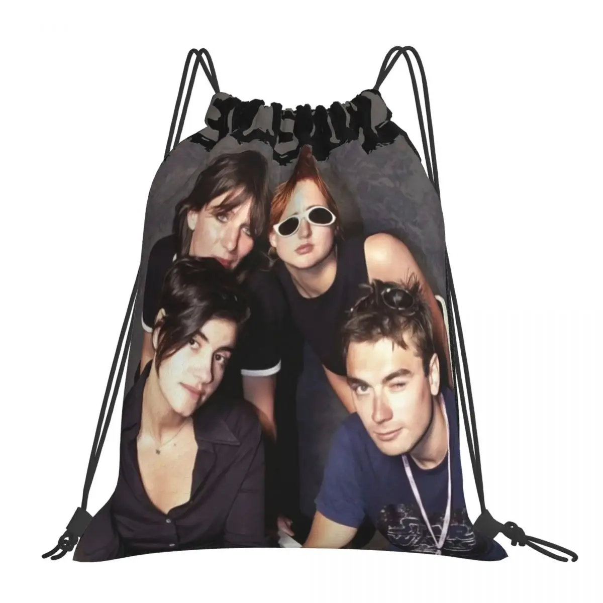 ELASTICA BAND Backpacks Casual Portable Drawstring Bags Drawstring Bundle Pocket Sundries Bag Book Bags For Travel Students