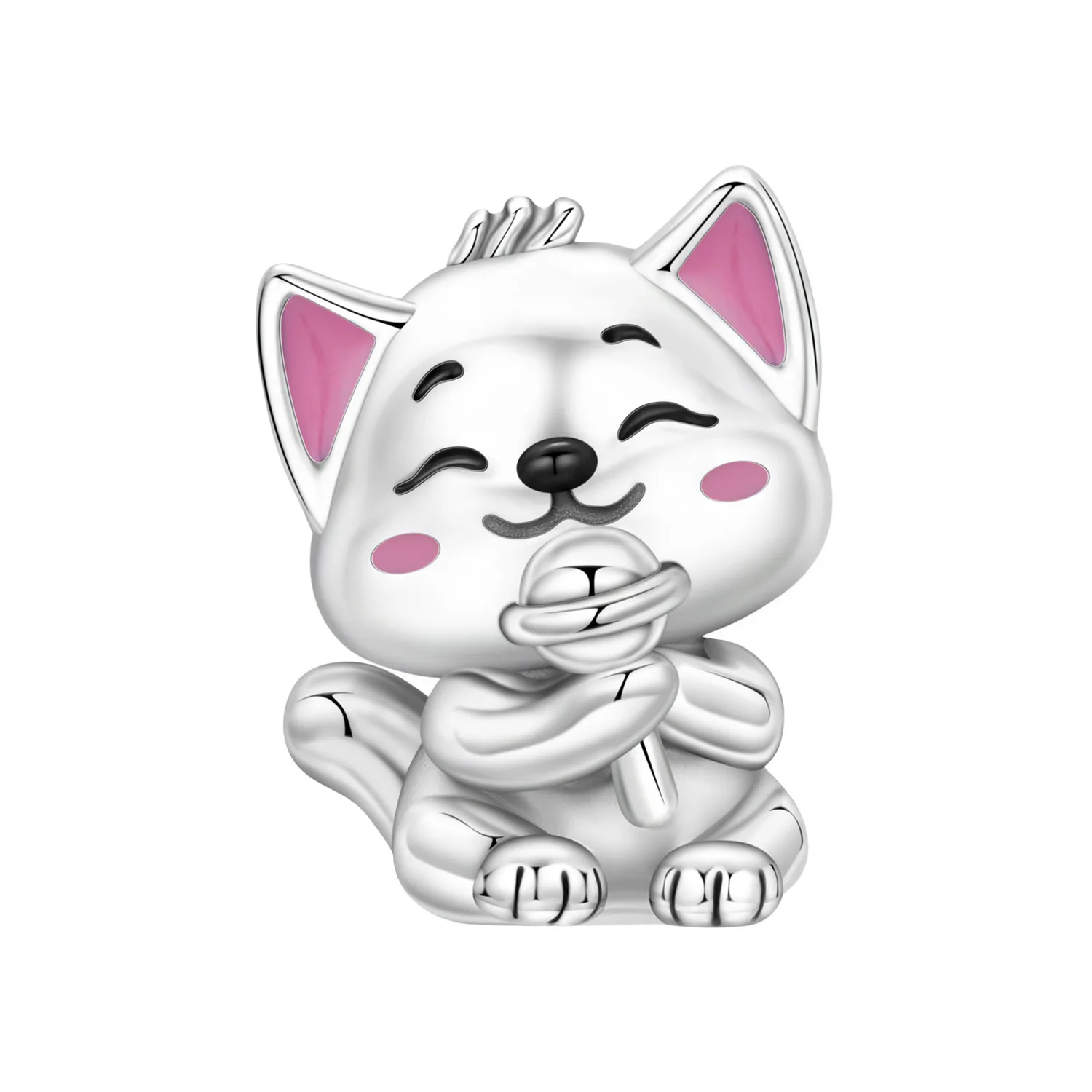 

Orstarry 925 Sterling Silver Cute Little Cat Animal Beads Original Pendants Bracelet Charm Jewelry Party DIY Trendy Gifts