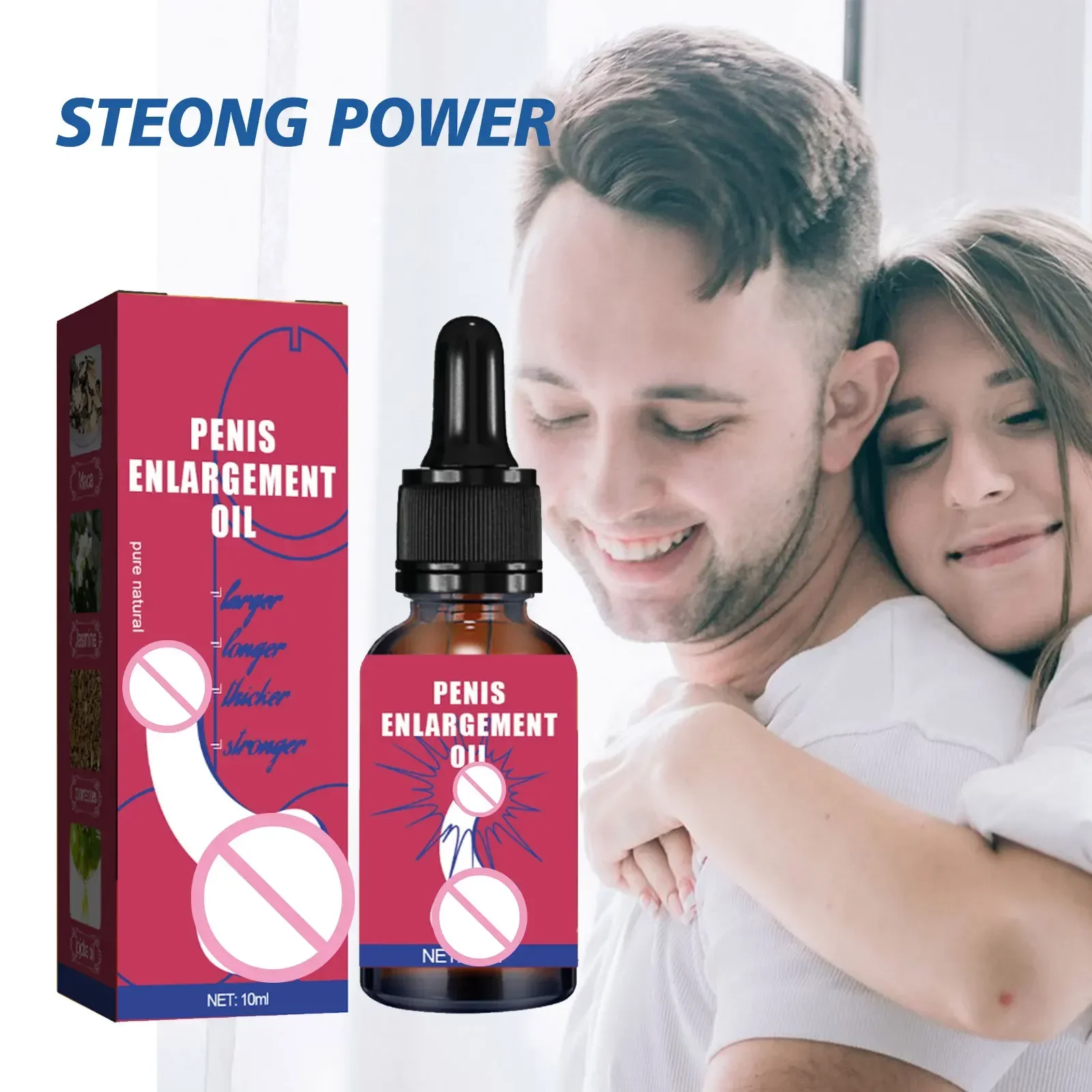 Men\'s Growth Enlargement Massage Oil  XXL Plant Extracts Massage Oils