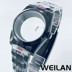 36mm 40mm Black NH34 NH35 NH36 NH38 NH39 NH70 NH72 ETA2824 PT5000 Polish  Watch Case Top Waterproof Sapphire Crysta
