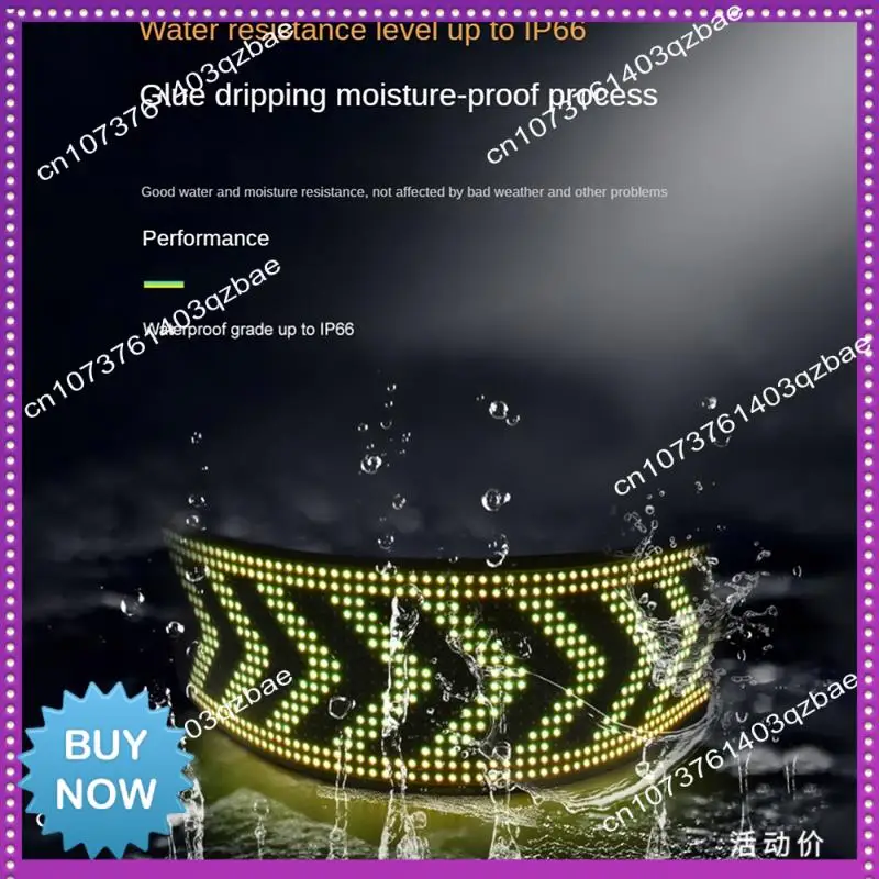 Hot Ltem LED Pixel Panel,USB 5V Flexible LED Module RGB Scrolling Text Animation Display,Bluetooth APP,16X32 Leds 7X17cm Durable