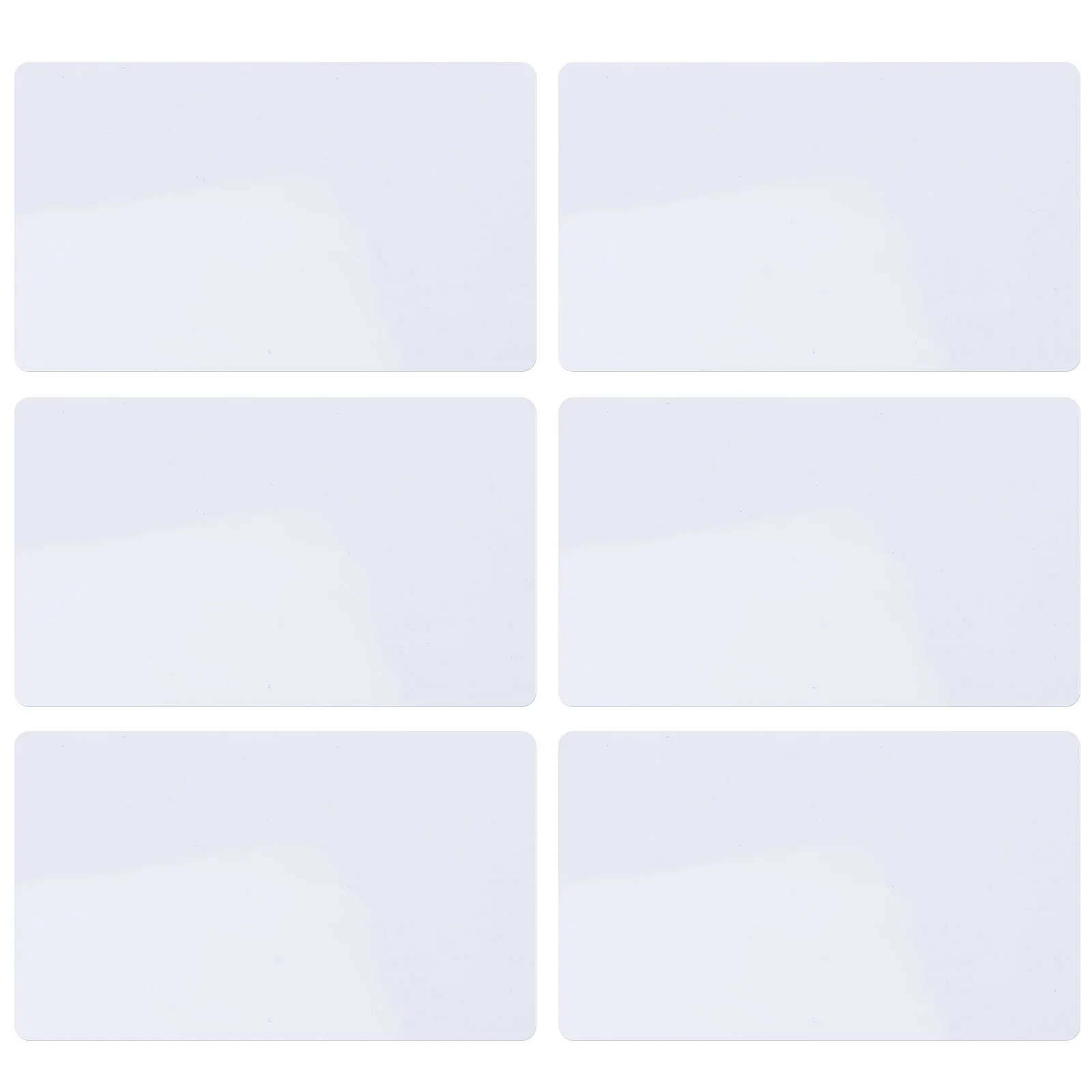 6 قطعة A5 سبورة بيضاء مغناطيسية لوحة مسح جاف صغيرة محمولة للثلاجة والمكتب والمدرسة والخطط اليومية لوحة المسح الجاف #5