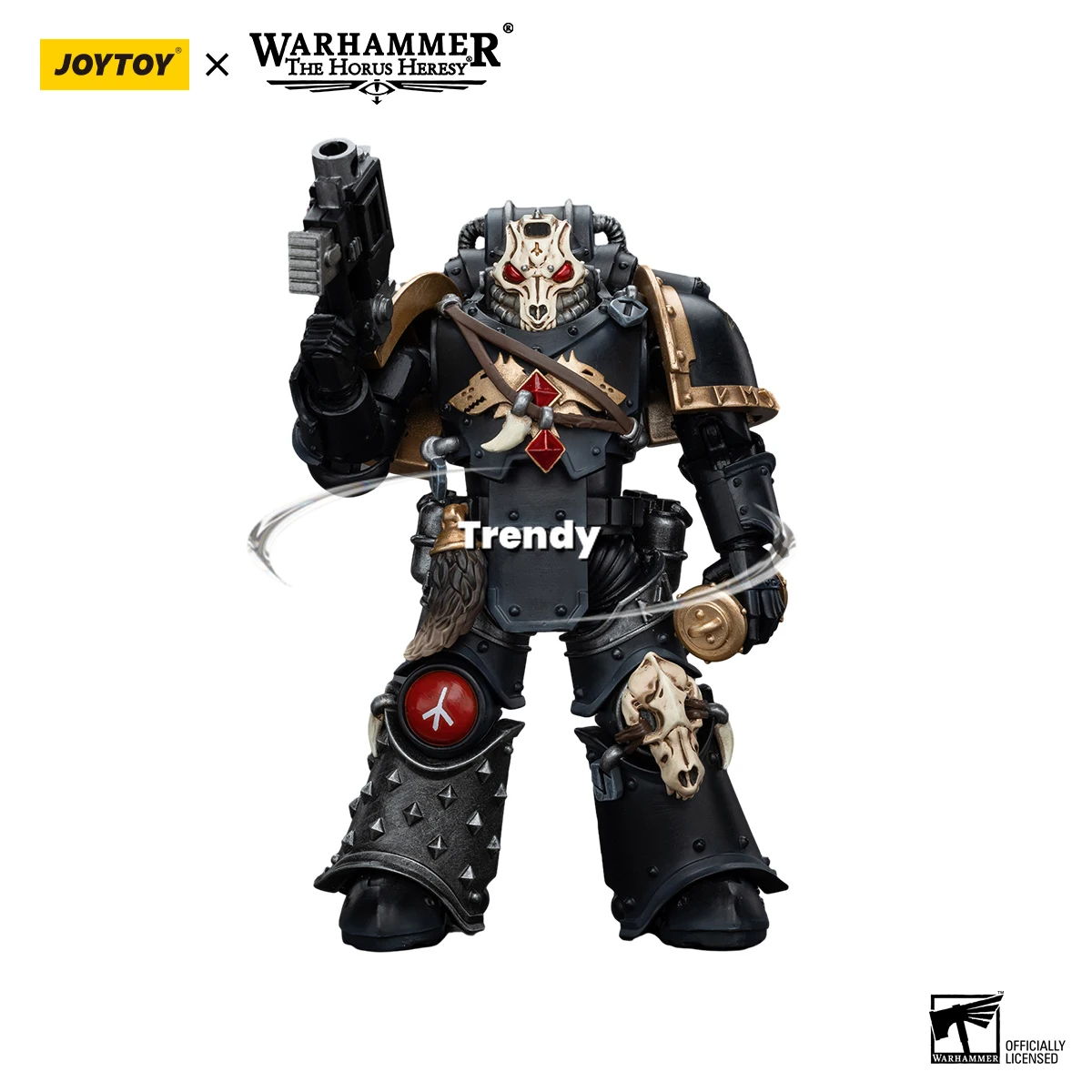 [Bens spot] JOYTOY Warhammer 1/18 Figuras de ação Lobos espaciais Pacote Deathsworn Deathsworn5PCS Modelo de brinquedo para presente menino