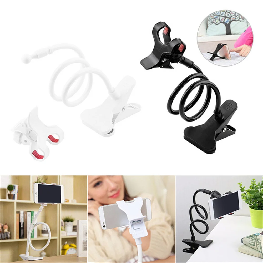 Clipe de telefone celular flexível portátil preguiçoso suporte do telefone móvel cama suporte de mesa universal ajustável para suporte smartphone