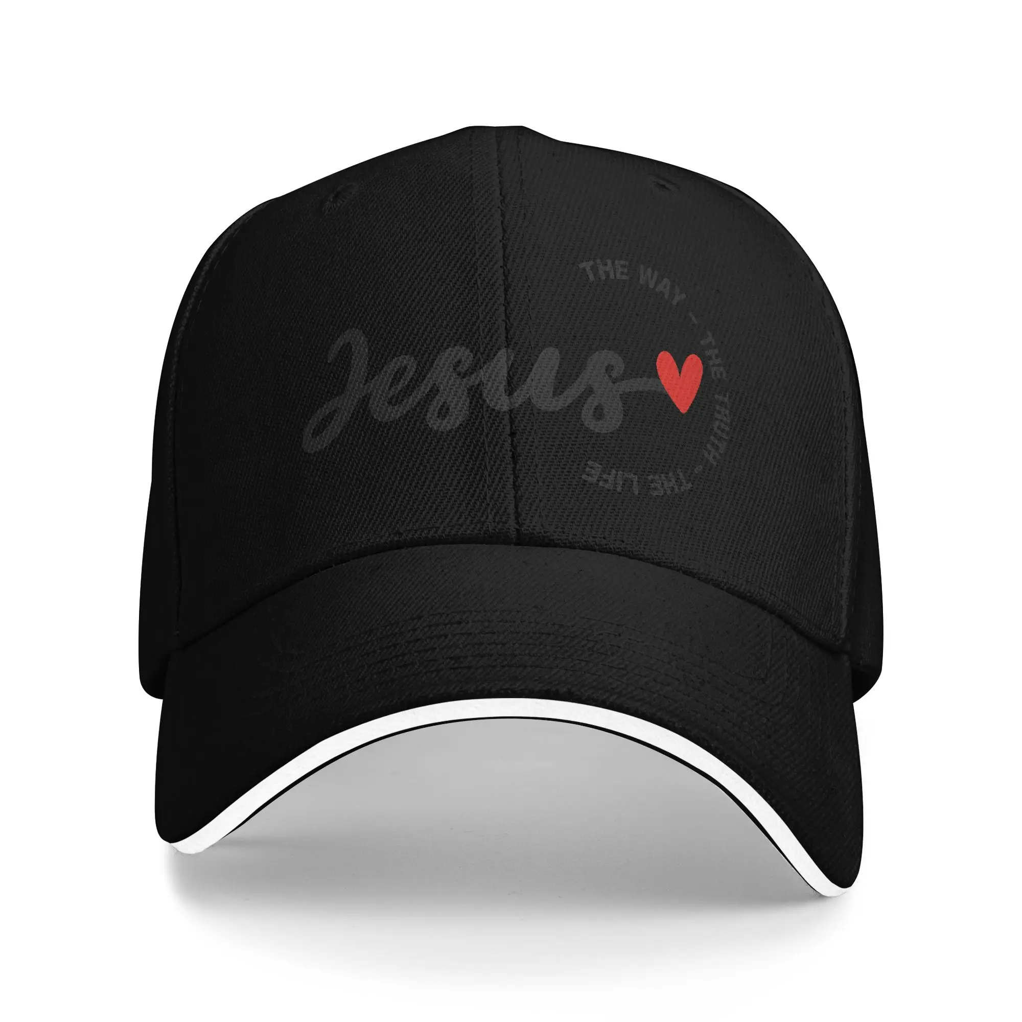 Casquette de baseball décontractée « Jésus est le chemin, la vérité et la vie » pour hommes et femmes, réglable, style « Dad Hat », pour la pêche