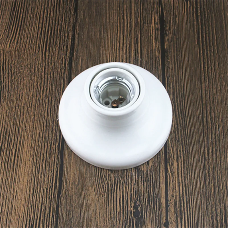 Retro E27 Screw-Type LED Lamp Holder All-Copper High-Frequency Ceramic with Heat-Resistant Cap for DIY Wall Lighting