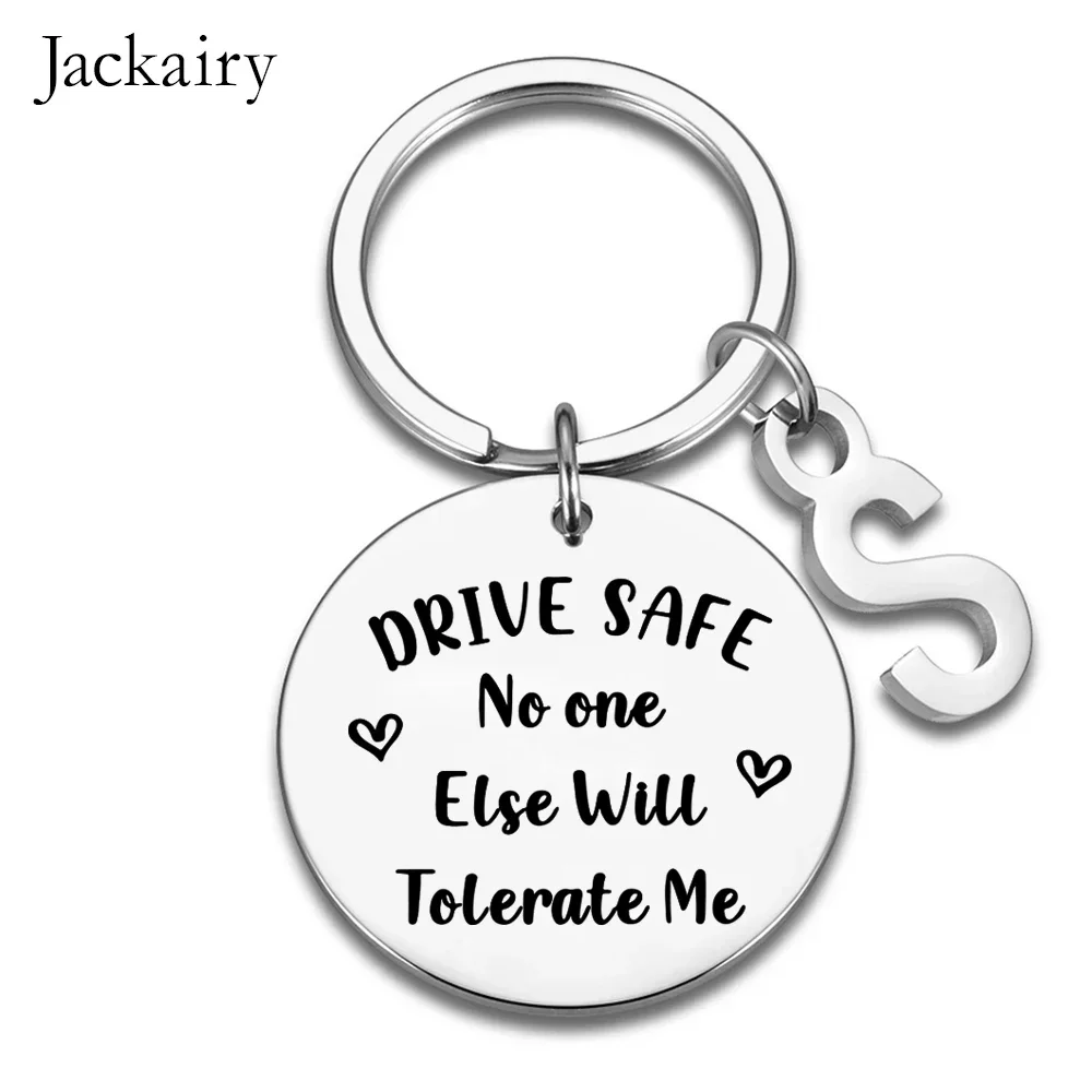 Drive Safe Keychain for Boyfriend Husband From Girlfriend Wife Anniversary Valentines Day Birthday Christmas Gifts for Him Her