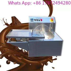 New Automatic Chocolate Tempering Machine Hot Chocolate Tempering Making And Enrobing Machine