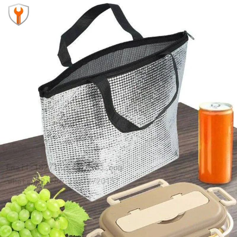 Aluminum Foil Lunch Bag Insulated Lunch Box Bag for Hiking