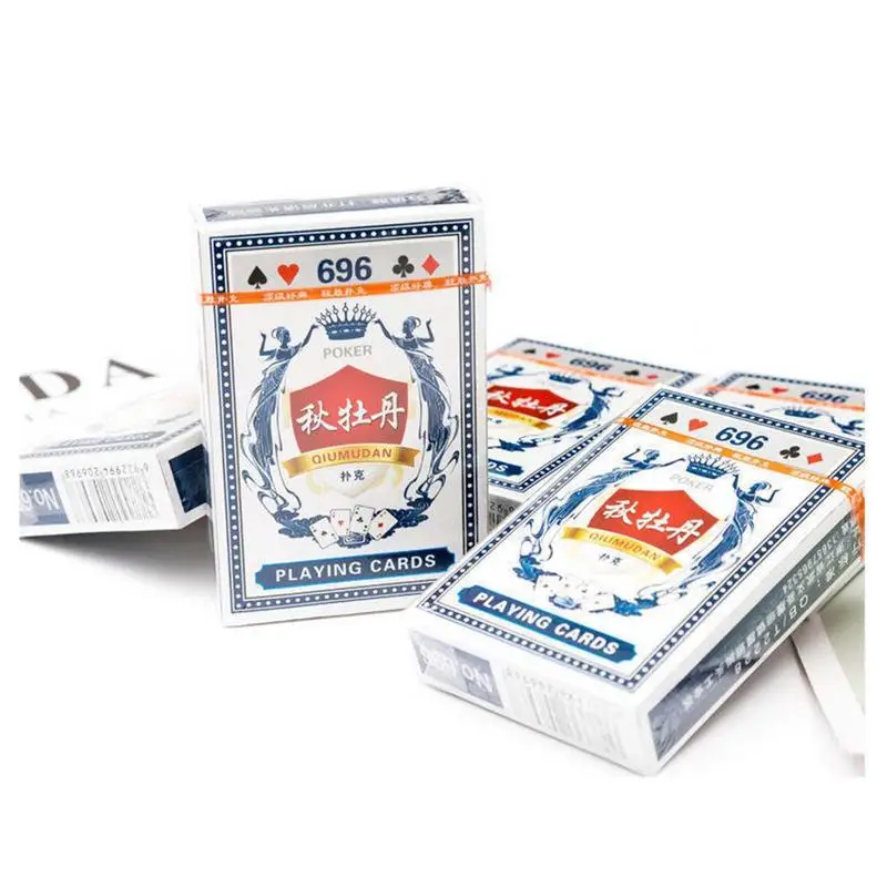 Cartes de jeu imperméables pour adultes, cartes de poker, jeux de société, cartes faciles à mélanger, jeu de fête en famille, nouveau modèle