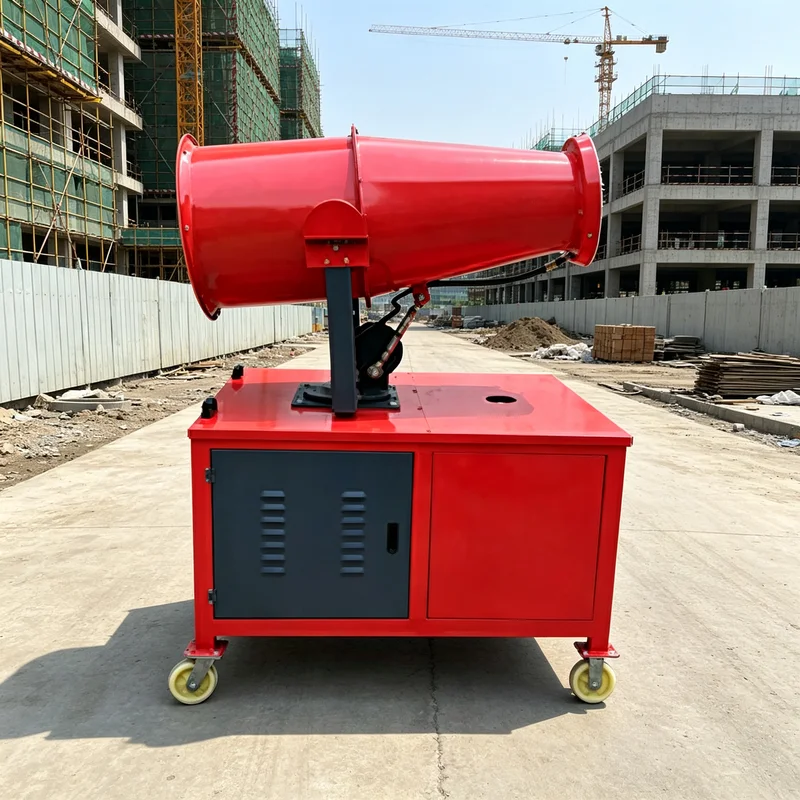 Agriculture Water Misting System Fog Cannon  Electric Mobile Sprayer Dust Suppression Equipment