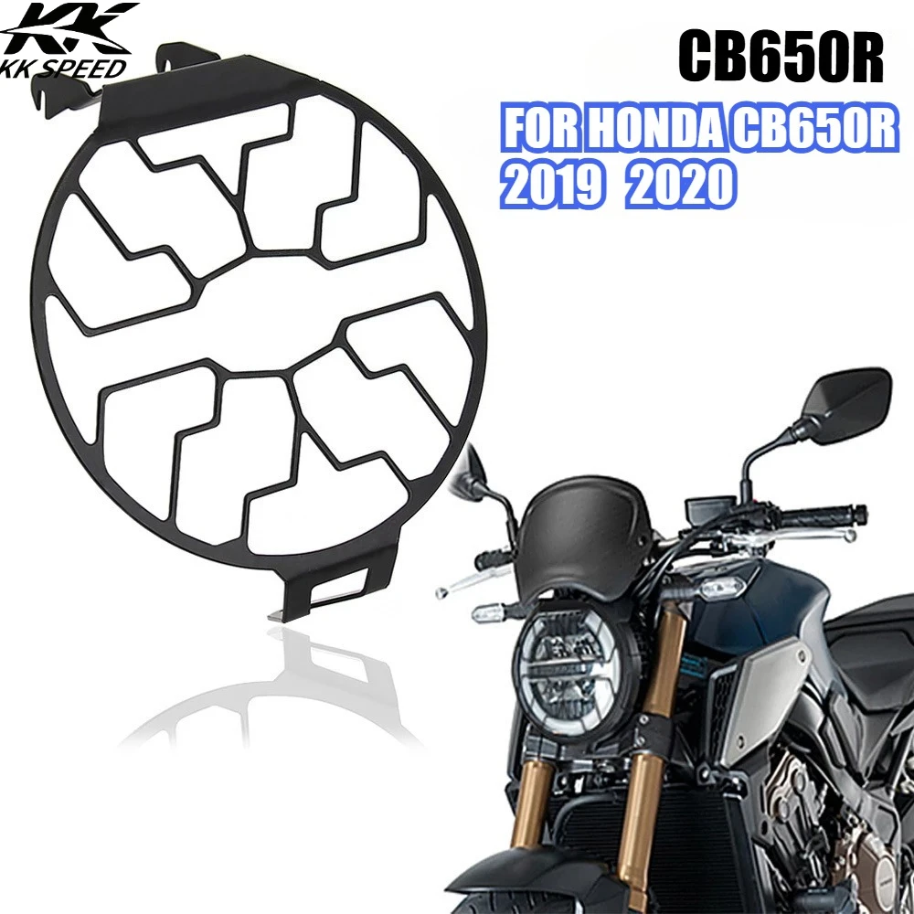 

For HONDA CB650R CB 650 R CB 650R 2019-2022 2021 2022 Motorcycle Headlight Head Light Guard Protector Cover Protection Grill