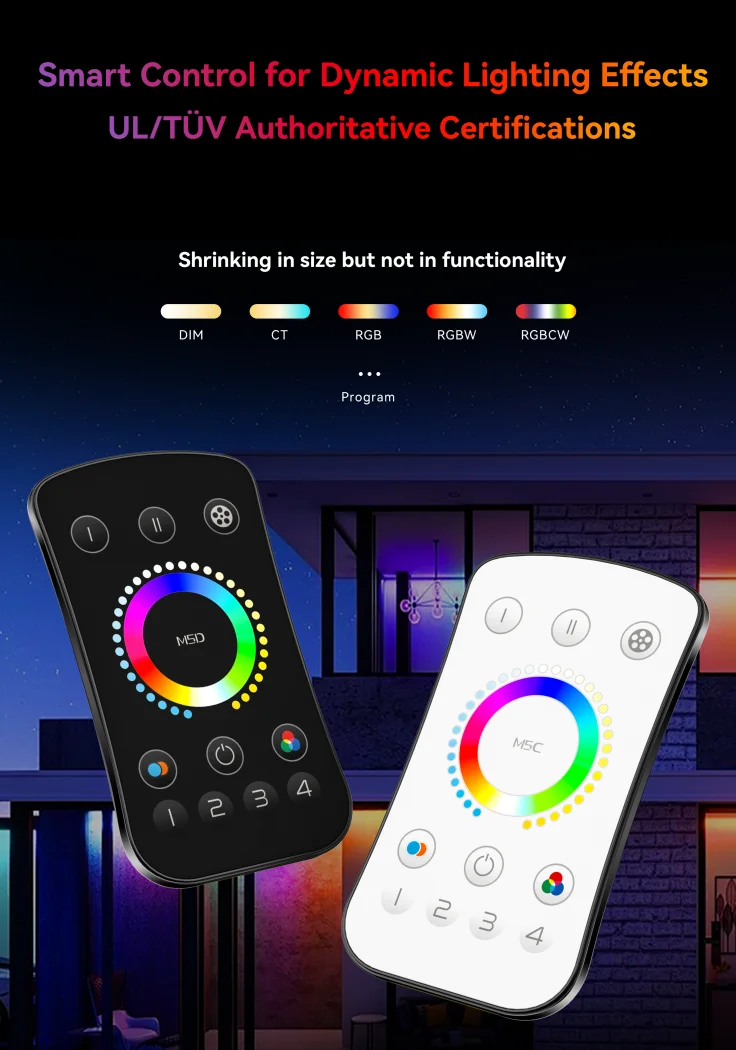 LTECH 4-channel CV output LED controller for dimmable/CT/RGB/RGBW/RGBCW