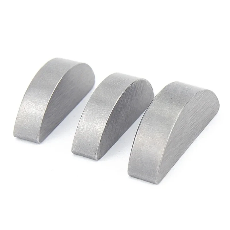 2/ 5/ 10/ 20/ 50pcs M2 M2.5 M3 M4 M5 M6 M8 M10 A3 Carbon Steel Half Round Key Metal Flat Half Round Half Moon Key